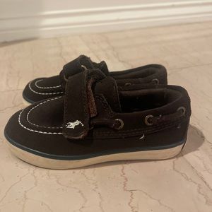 Polo by Ralph Lauren Brown Suede Loafers Baby Boy Size 6